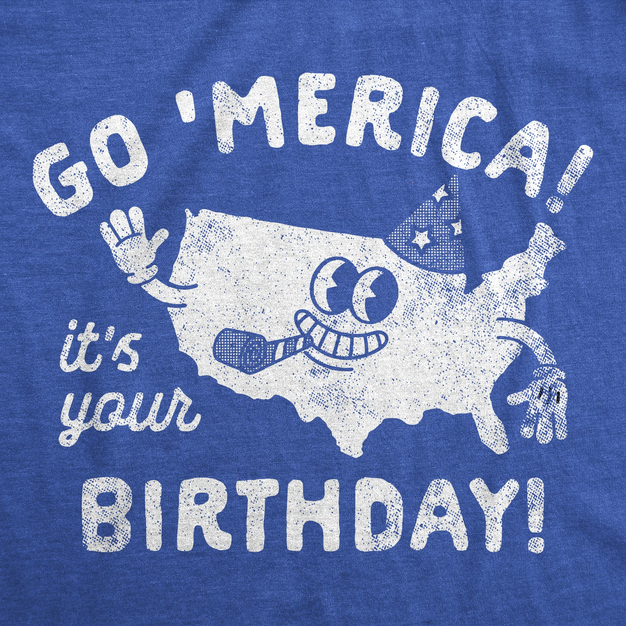 Go Merica Its Your Birthday Men's T Shirt sold by Crazy Dog T-Shirts product image thumbnail 2