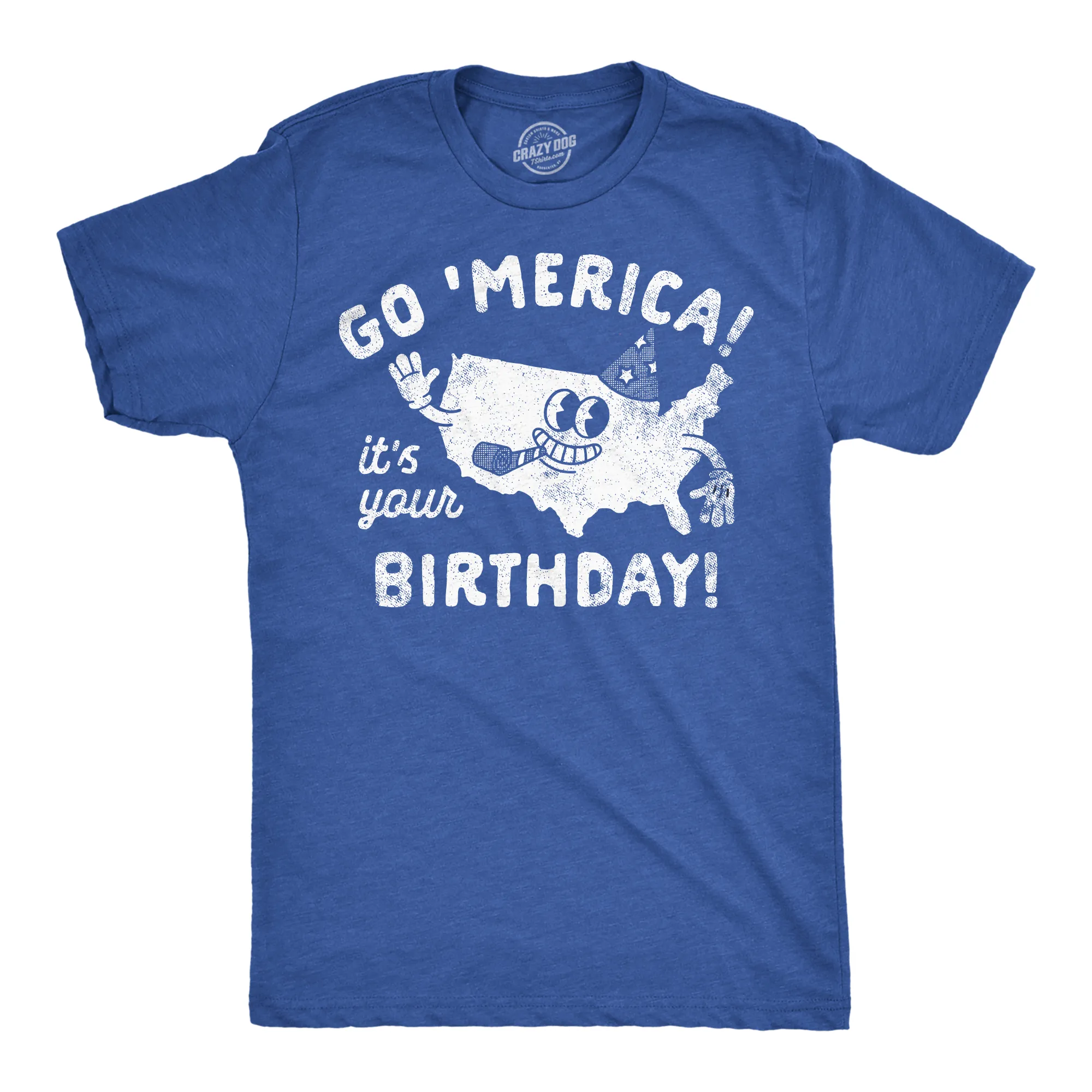Go Merica Its Your Birthday Men's T Shirt sold by Crazy Dog T-Shirts