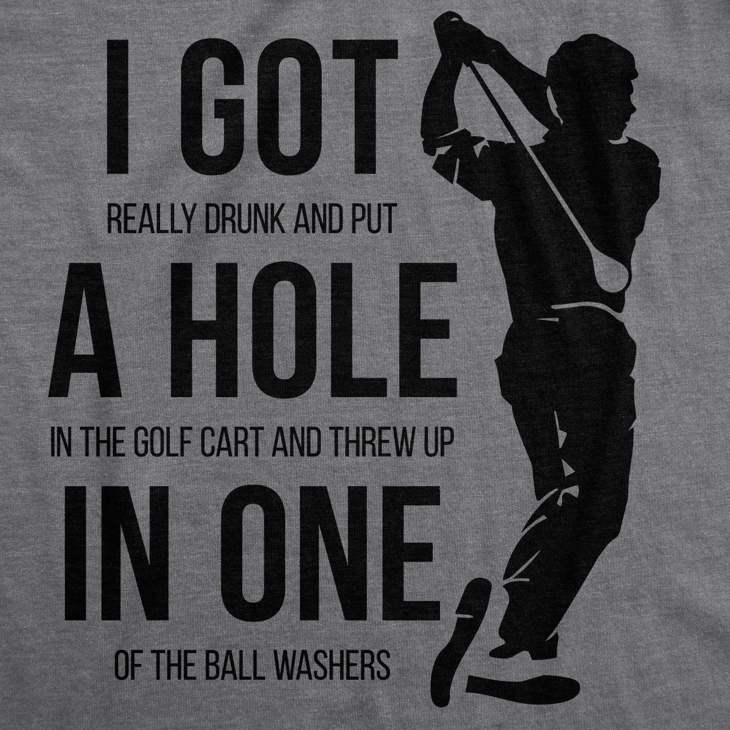 I Got a Hole in One Men's T Shirt sold by Crazy Dog T-Shirts product image thumbnail 2