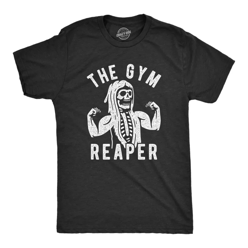 The Gym Reaper Men's T Shirt sold by Crazy Dog T-Shirts