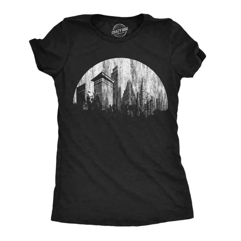 Moon City Women's T Shirt sold by Crazy Dog T-Shirts