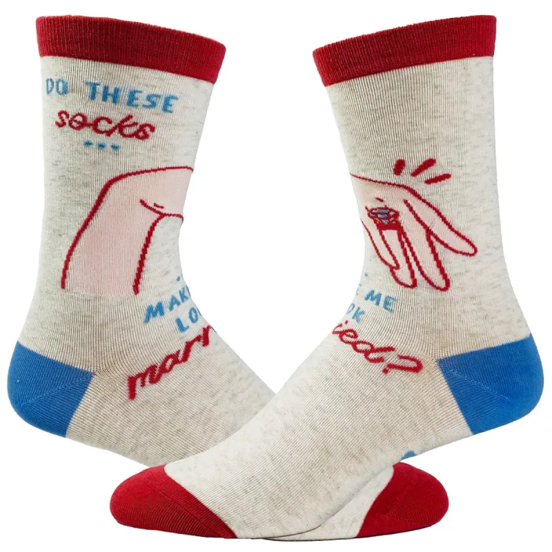 Women's Do These Socks Make Me Look Married Socks sold by Crazy Dog T-Shirts