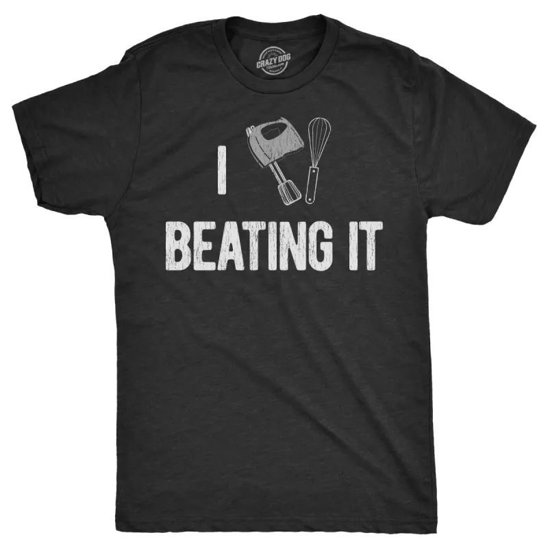 I Heart Beating It Men's T Shirt sold by Crazy Dog T-Shirts