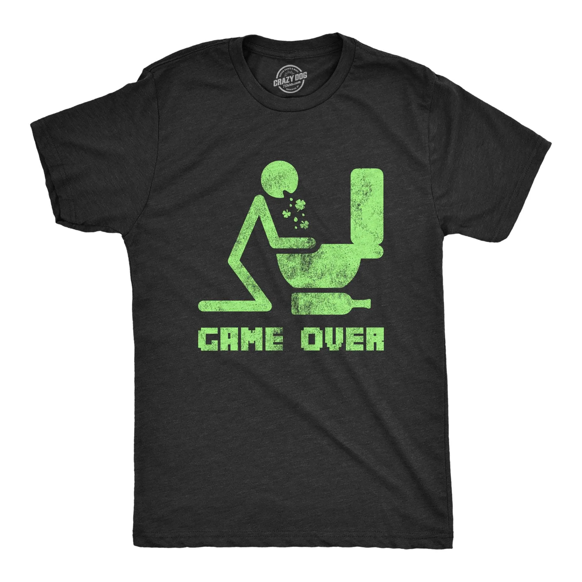 Game Over Saint Patrick's Men's T Shirt sold by Crazy Dog T-Shirts