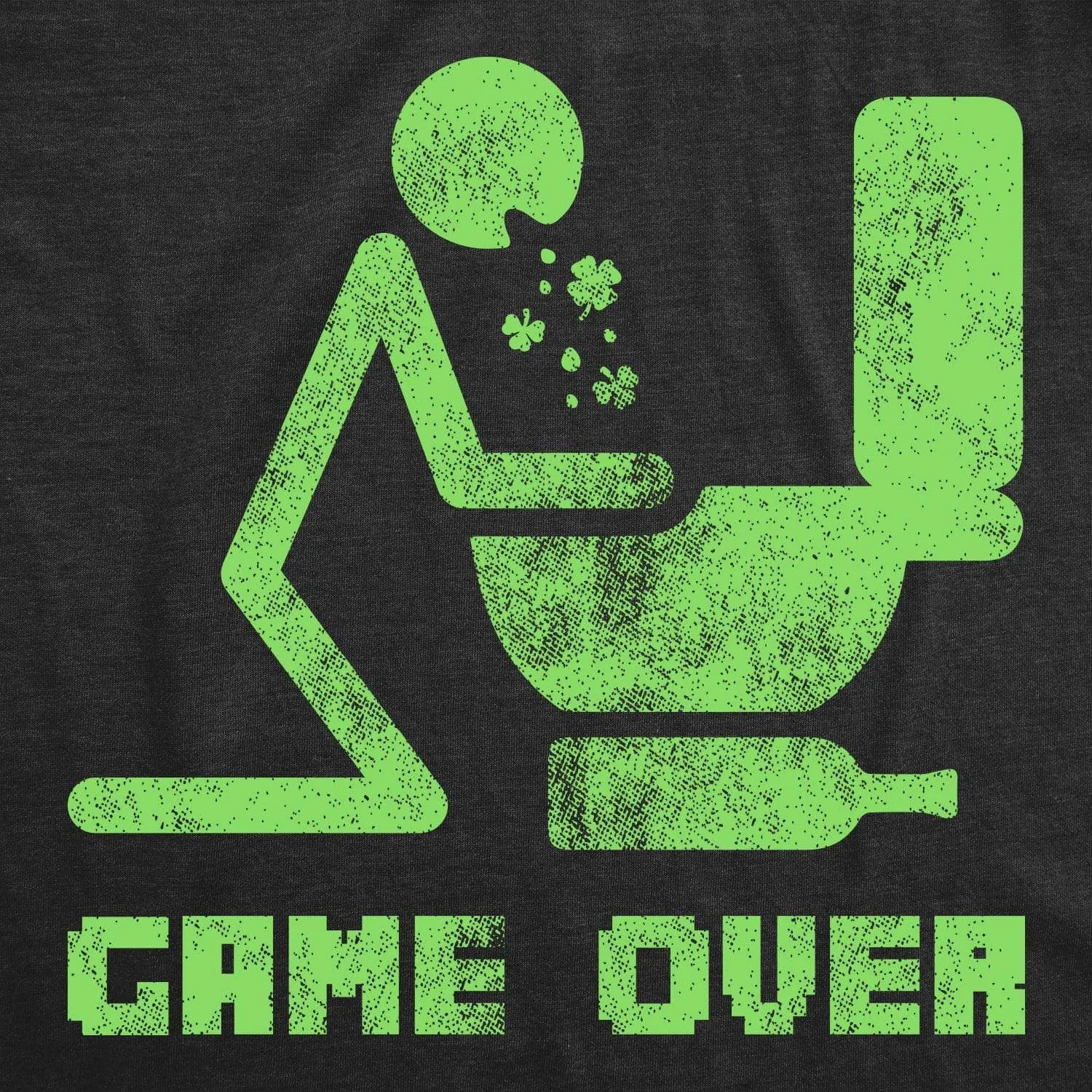 Game Over Saint Patrick's Men's T Shirt sold by Crazy Dog T-Shirts product image thumbnail 2