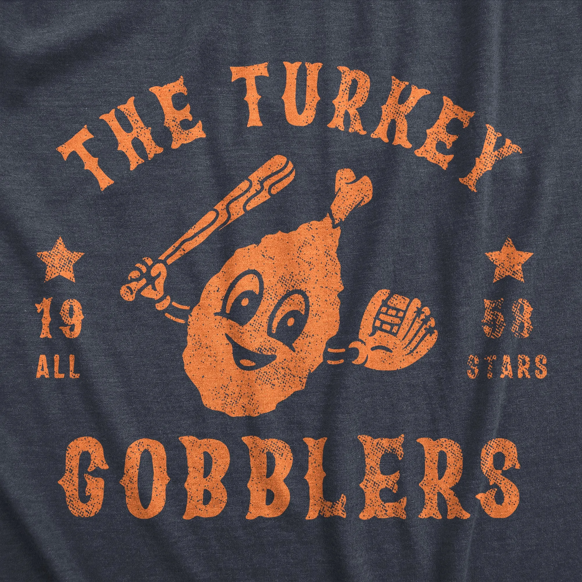 The Turkey Gobblers All Stars Men's T Shirt sold by Crazy Dog T-Shirts product image thumbnail 2