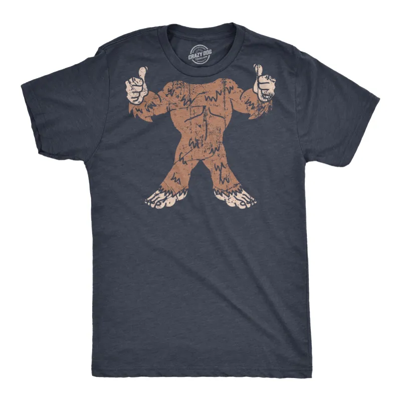 Bigfoot Body Men's T Shirt sold by Crazy Dog T-Shirts