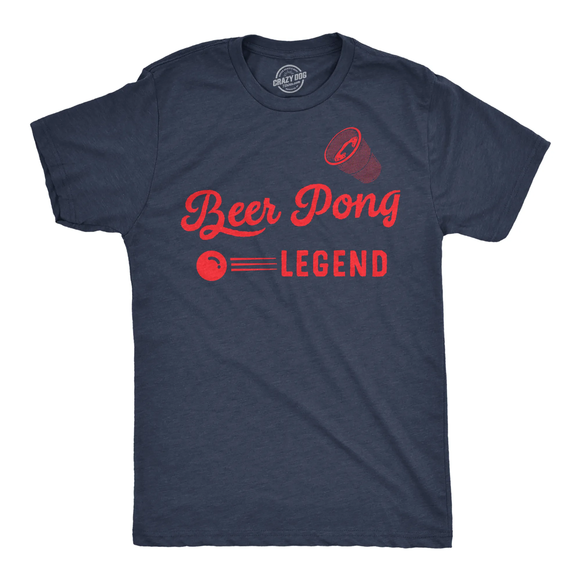 Beer Pong Legend Men's T Shirt sold by Crazy Dog T-Shirts