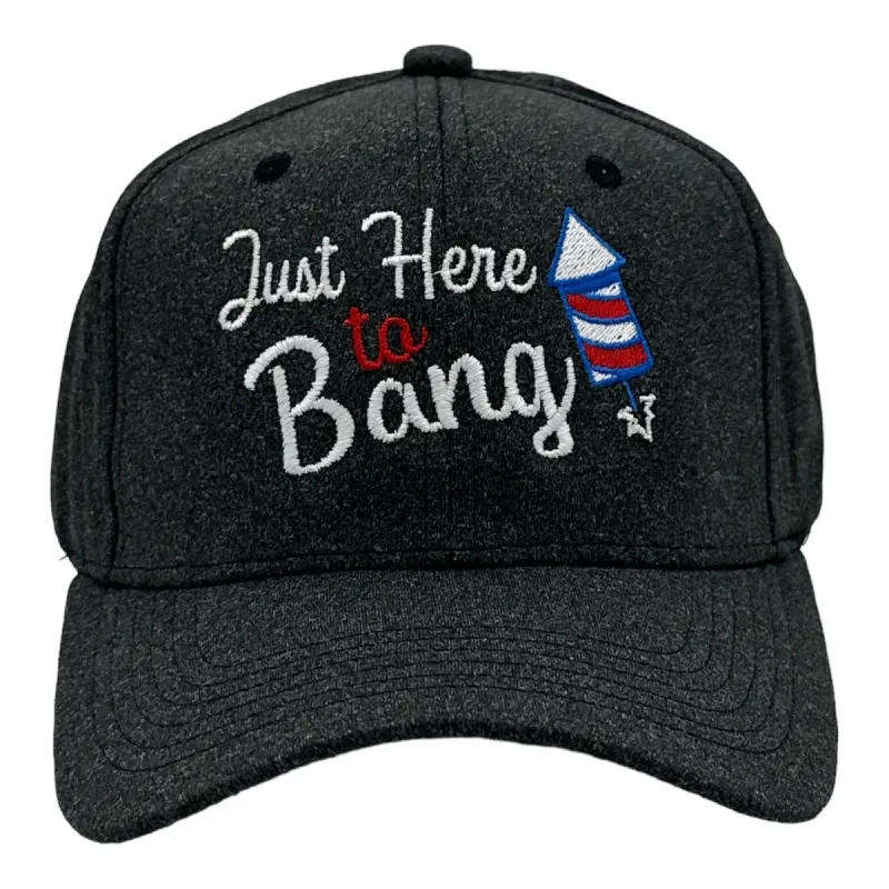 Just Here To Bang sold by Crazy Dog T-Shirts
