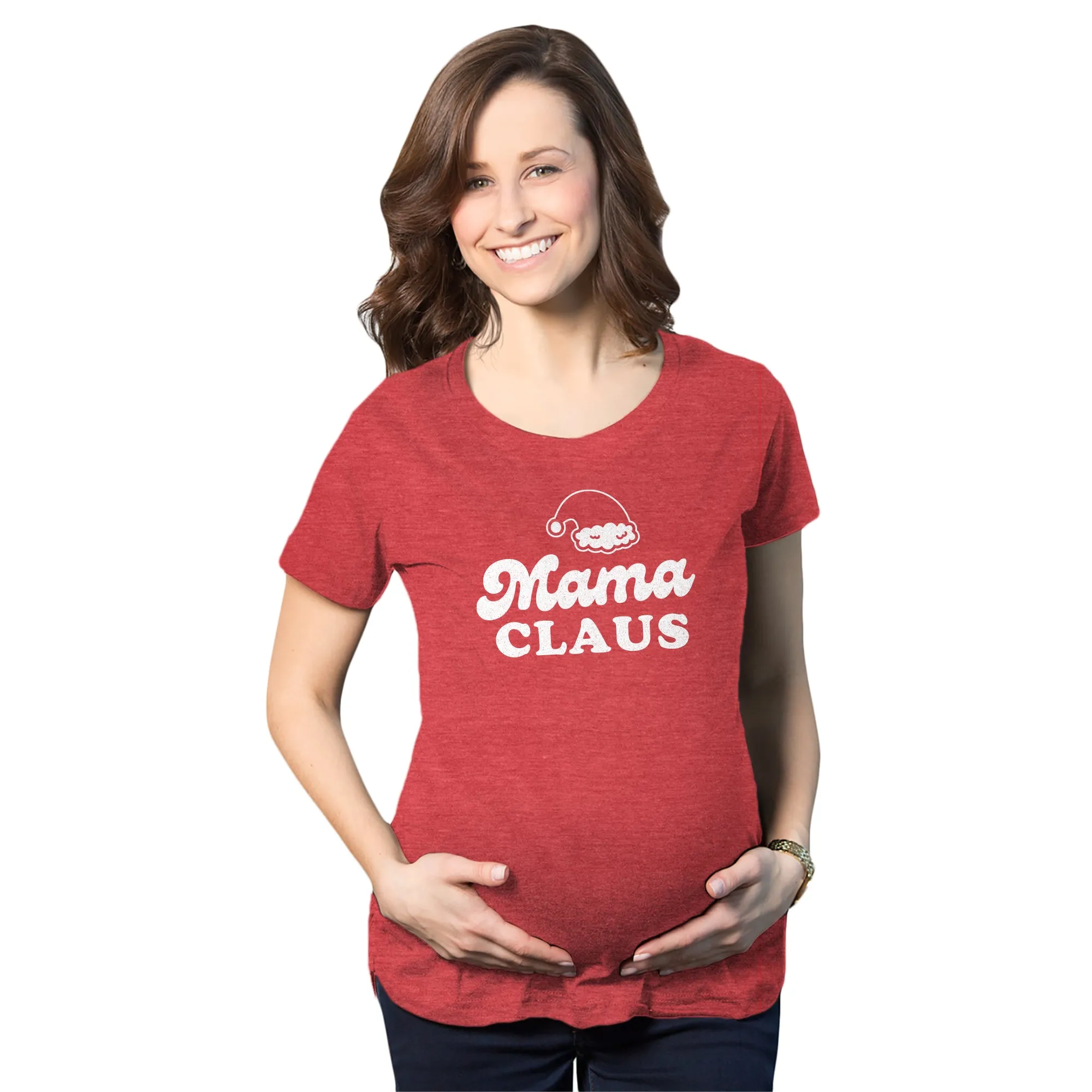 Mama Claus Maternity T Shirt sold by Crazy Dog T-Shirts