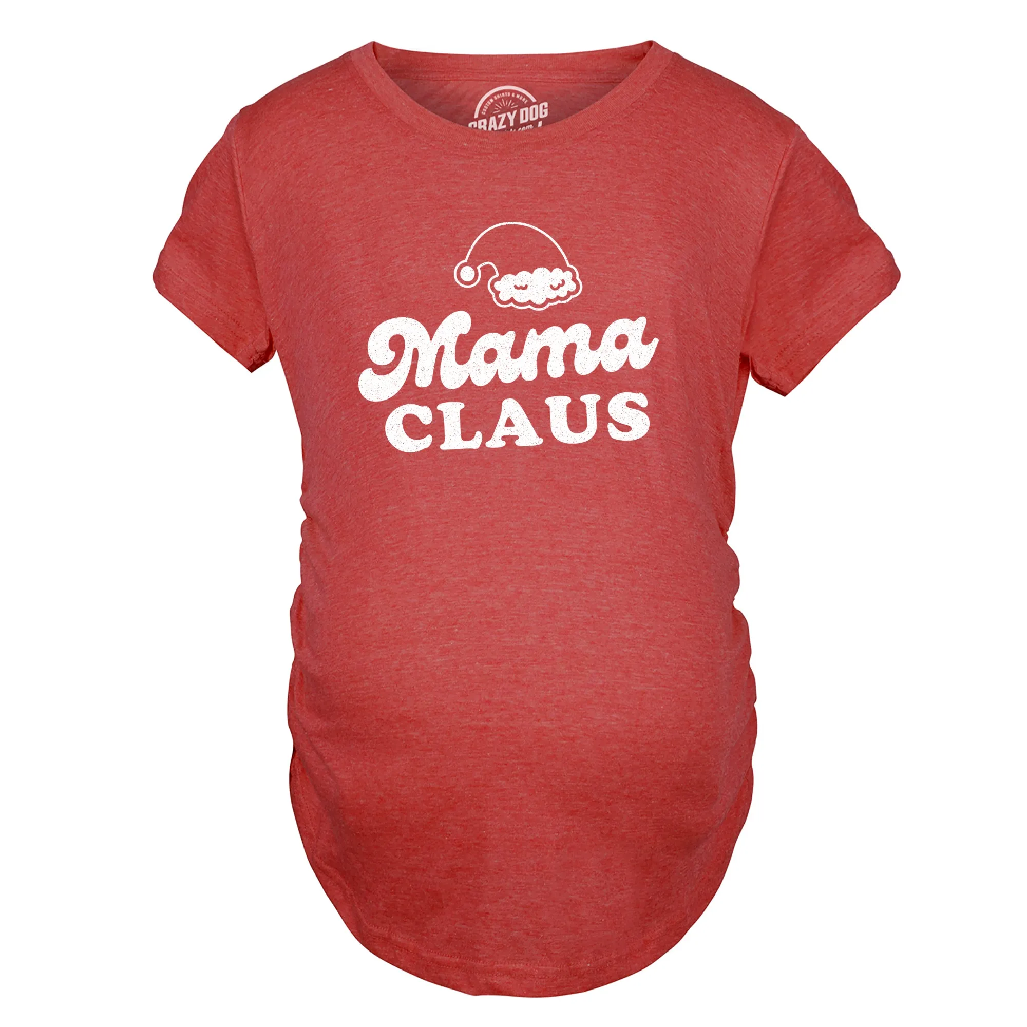 Mama Claus Maternity T Shirt sold by Crazy Dog T-Shirts product image thumbnail 3