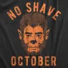 No Shave October Men's T Shirt sold by Crazy Dog T-Shirts