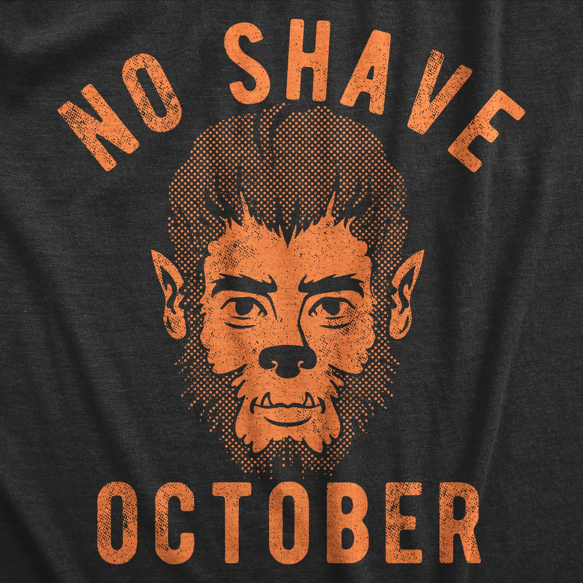 No Shave October Men's T Shirt sold by Crazy Dog T-Shirts product image thumbnail 2