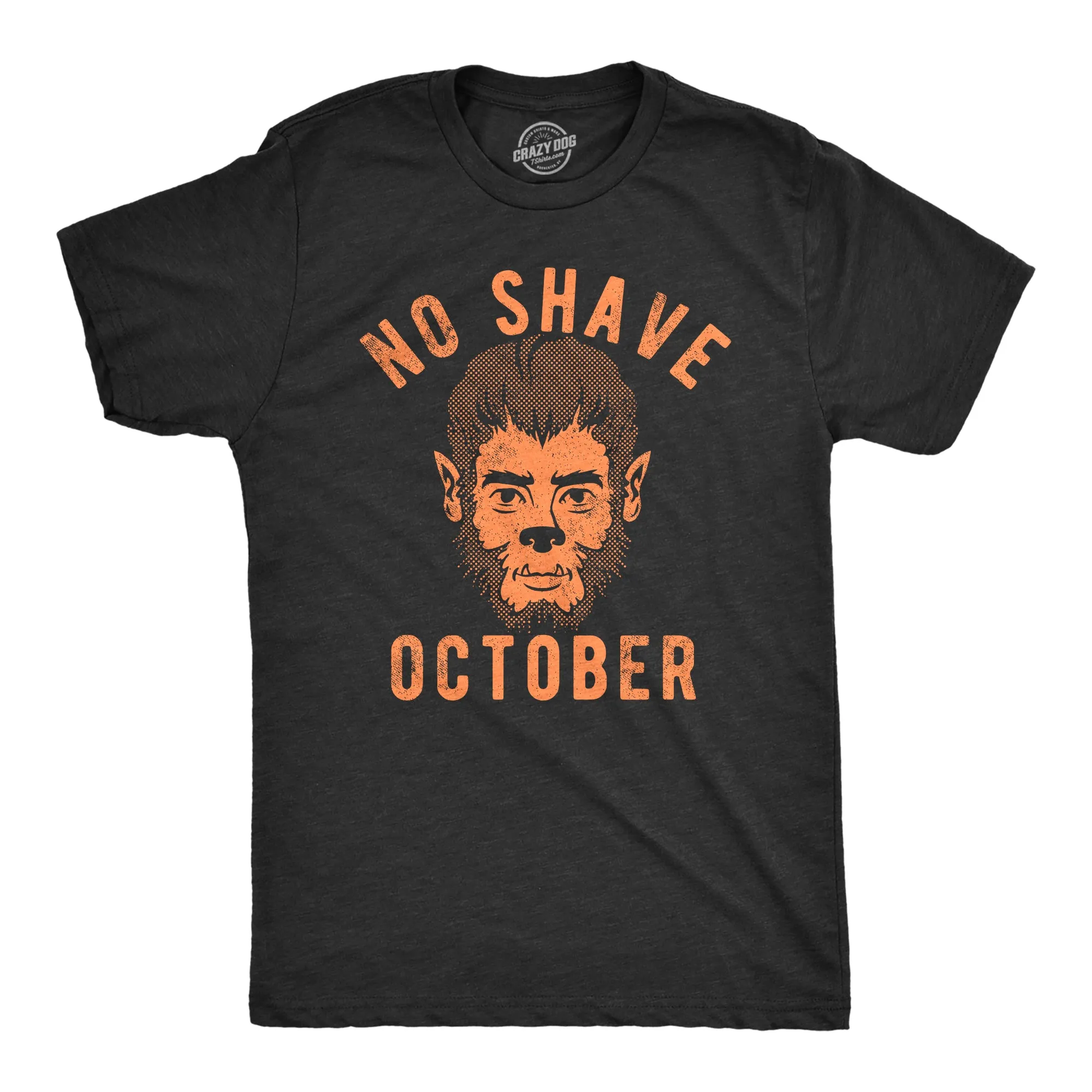 No Shave October Men's T Shirt sold by Crazy Dog T-Shirts