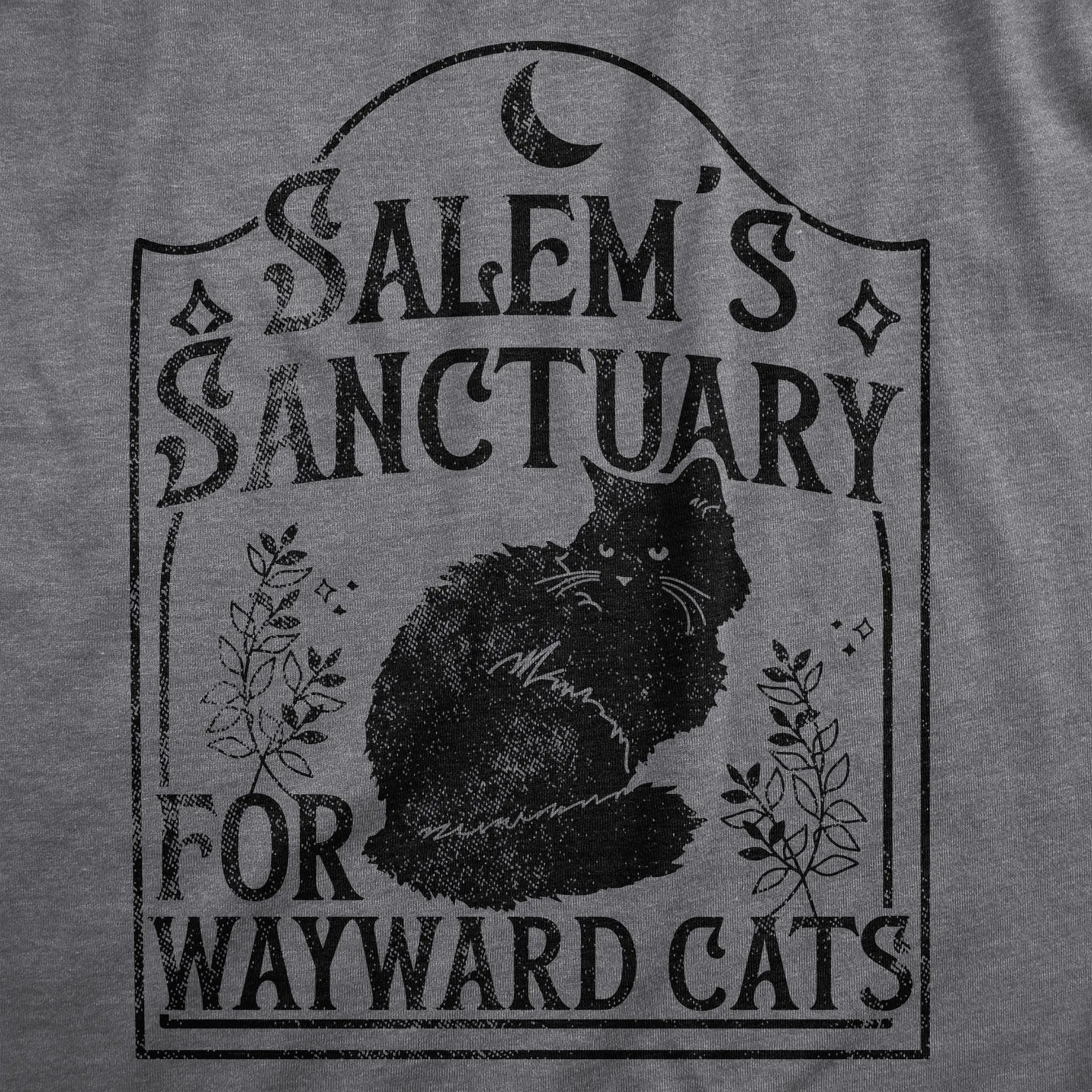 Salems Sanctuary For Wayward Cats Women's T Shirt sold by Crazy Dog T-Shirts product image thumbnail 2