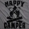 Happy Camper Men's T Shirt sold by Crazy Dog T-Shirts