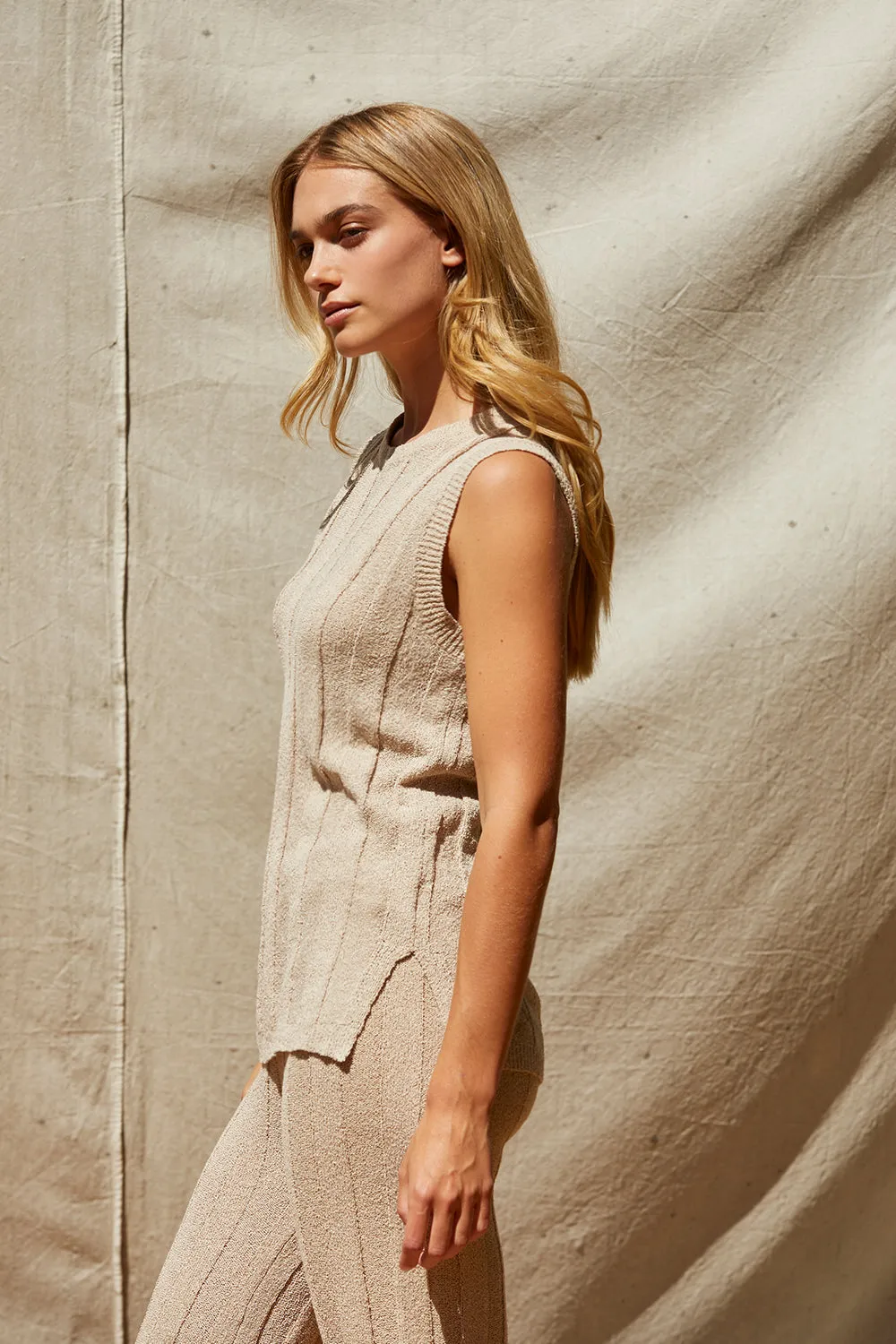 Eli Ribbed Sweater Knit Two Piece Set sold by Crescent product image thumbnail 4