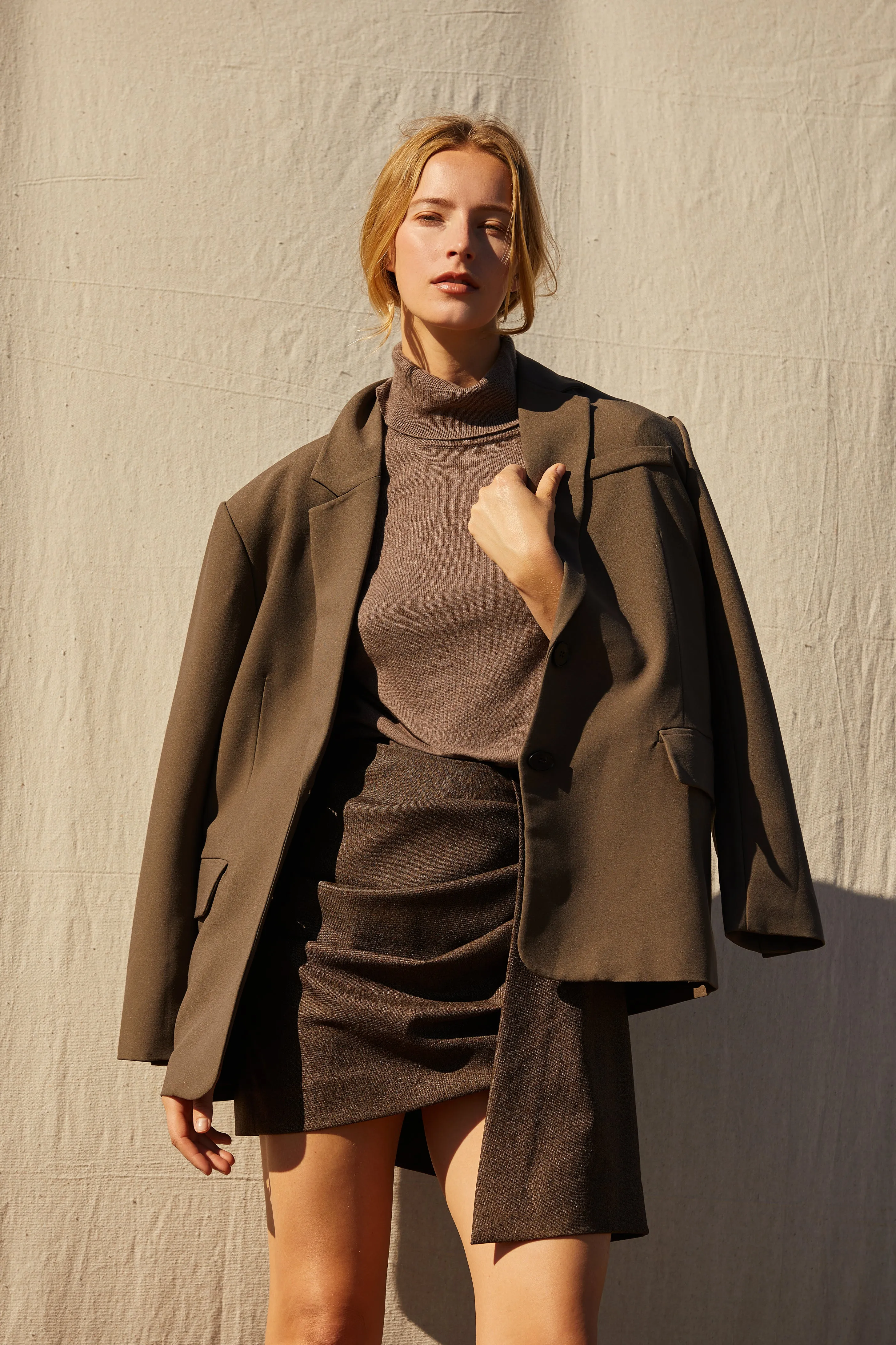 Gia Oversized Single-Breasted Blazer sold by Crescent product image thumbnail 2