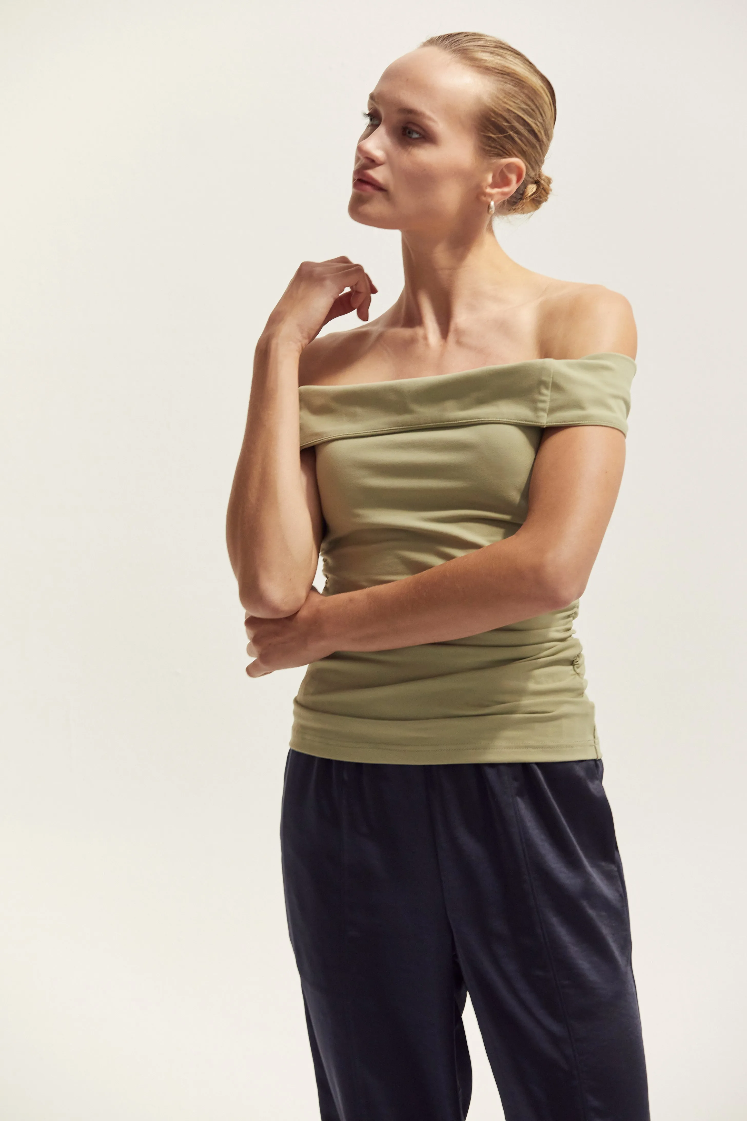 Nora Off Shoulder Knit Top sold by Crescent product image thumbnail 2