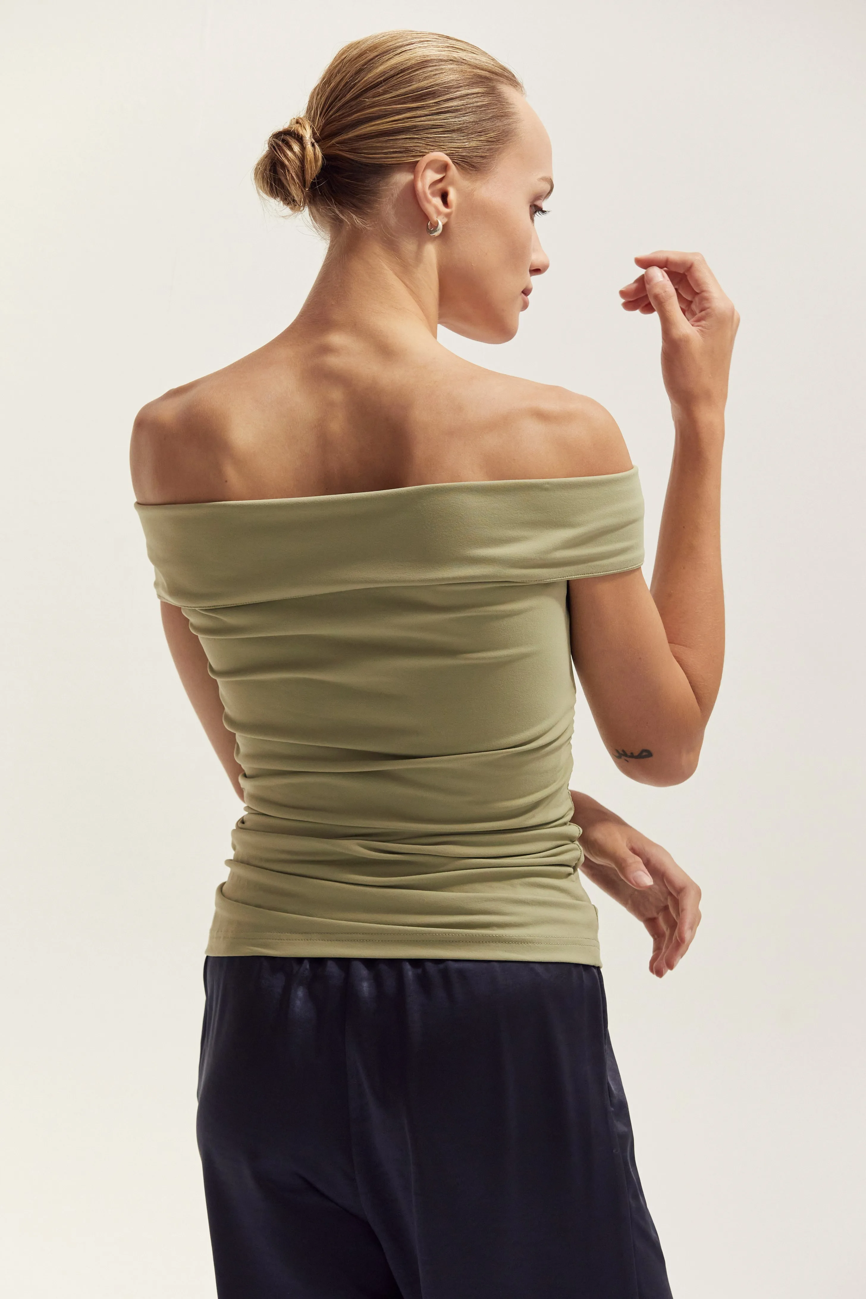 Nora Off Shoulder Knit Top sold by Crescent product image thumbnail 5