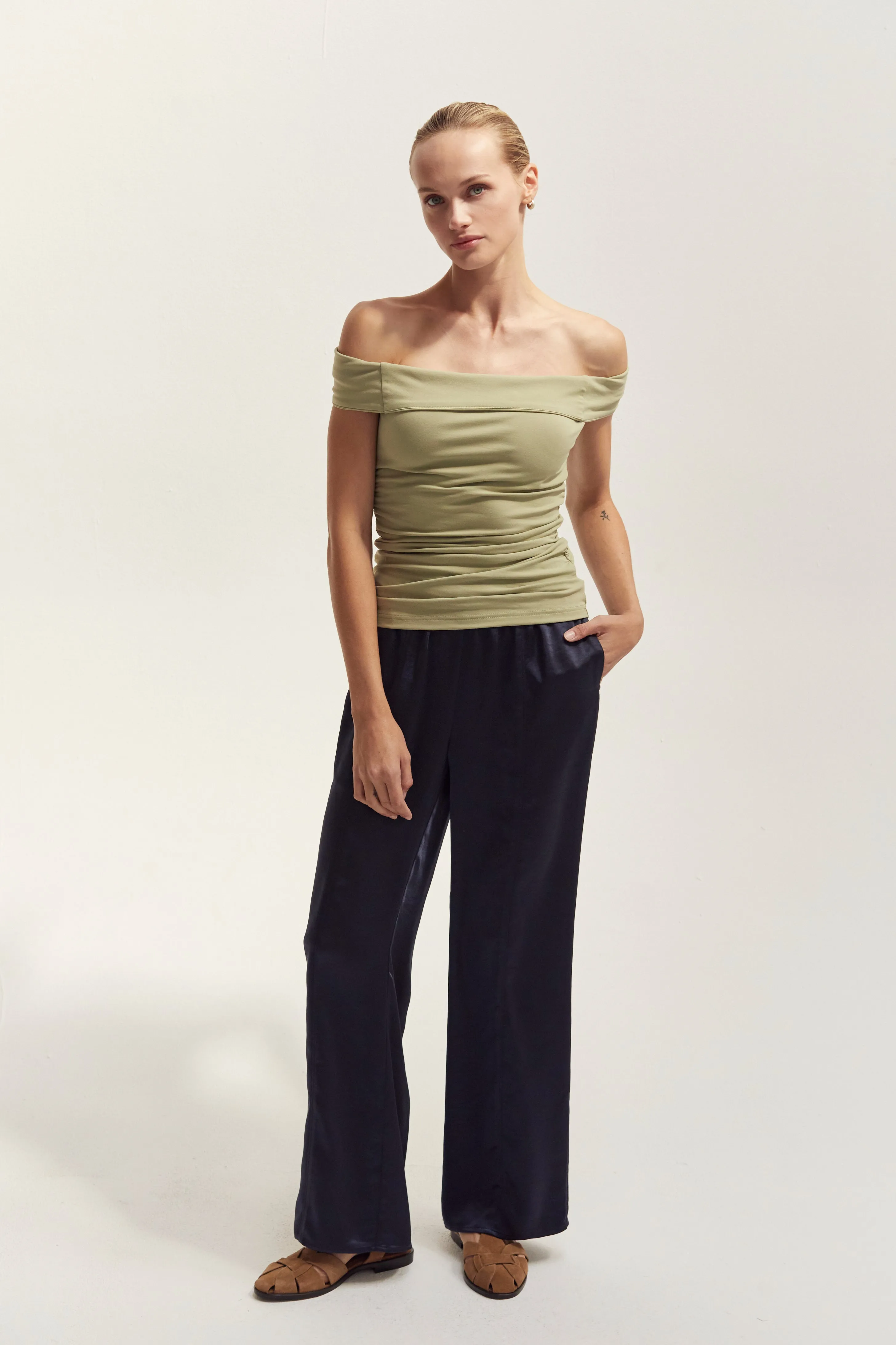 Nora Off Shoulder Knit Top sold by Crescent product image thumbnail 3