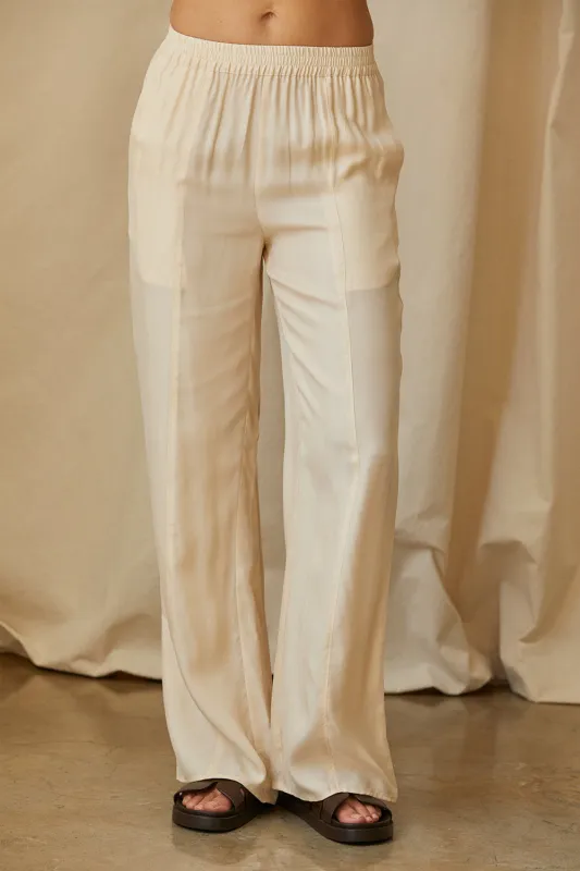 Yolanda Pull On Cupro Pants sold by Crescent