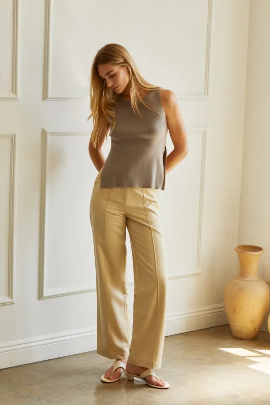Janette Pleated Trousers sold by Crescent