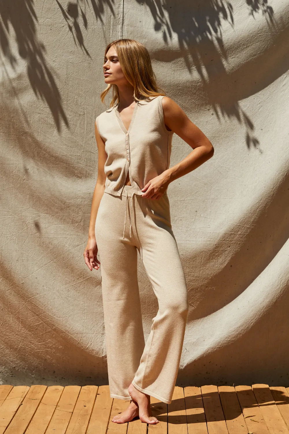 Jaqui Lounge Sweater Knit Pants sold by Crescent