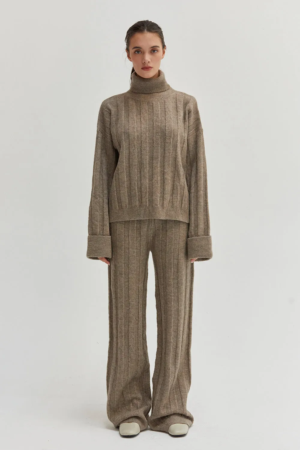 Kai Ribbed Knit Two Piece Sweater Set sold by Crescent product image thumbnail 3