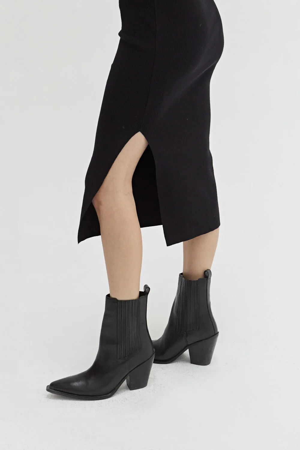 Savannah One Shoulder Knit Dress sold by Crescent product image thumbnail 4