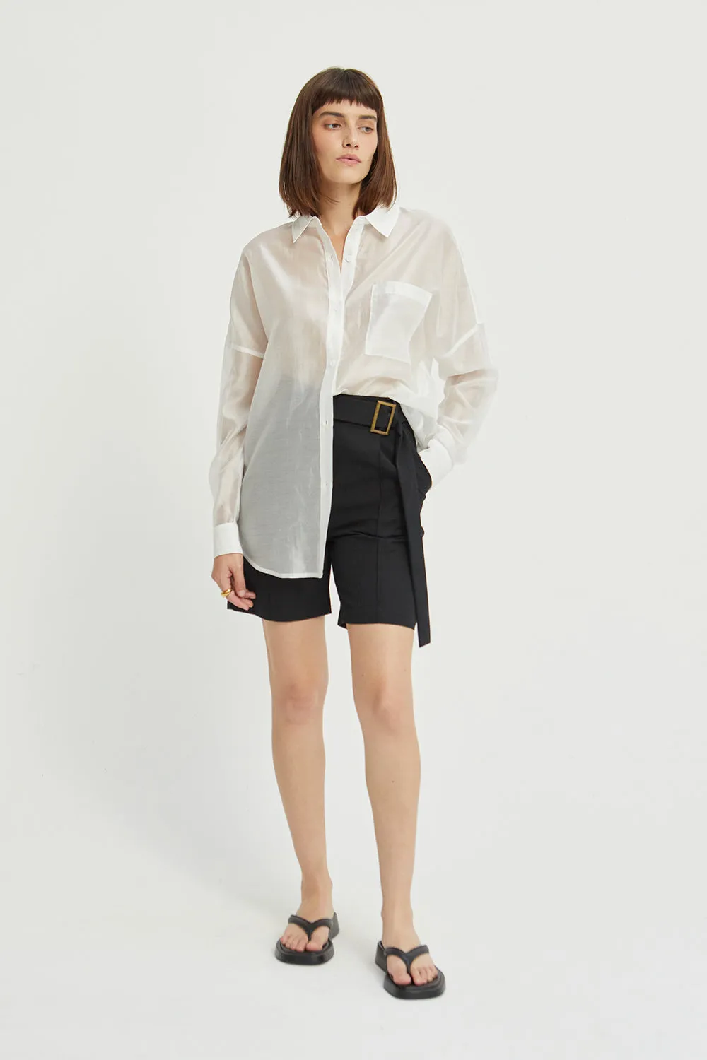 Candice Sheer Button Up Shirt sold by Crescent product image thumbnail 2