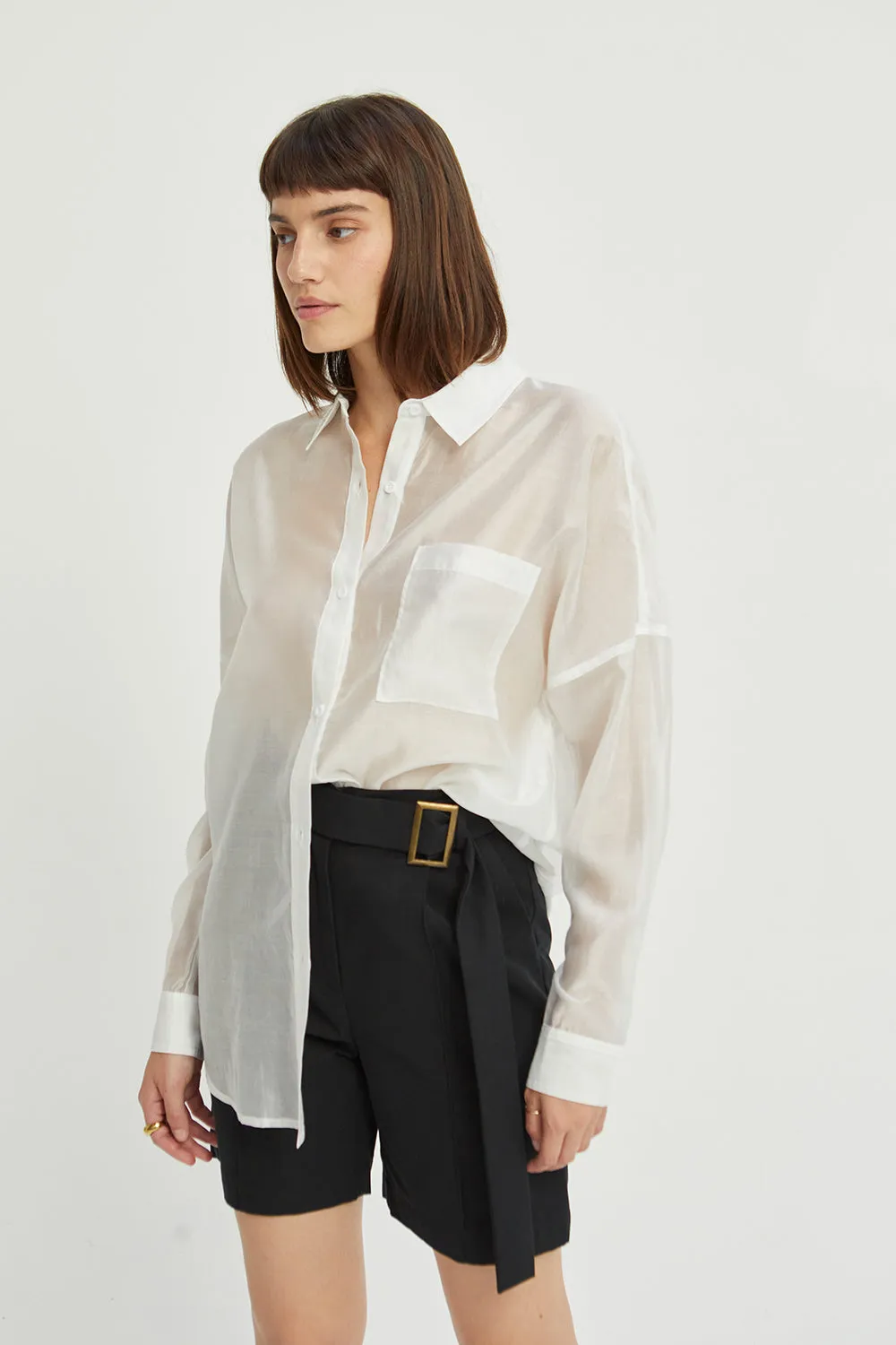 Candice Sheer Button Up Shirt sold by Crescent product image thumbnail 4