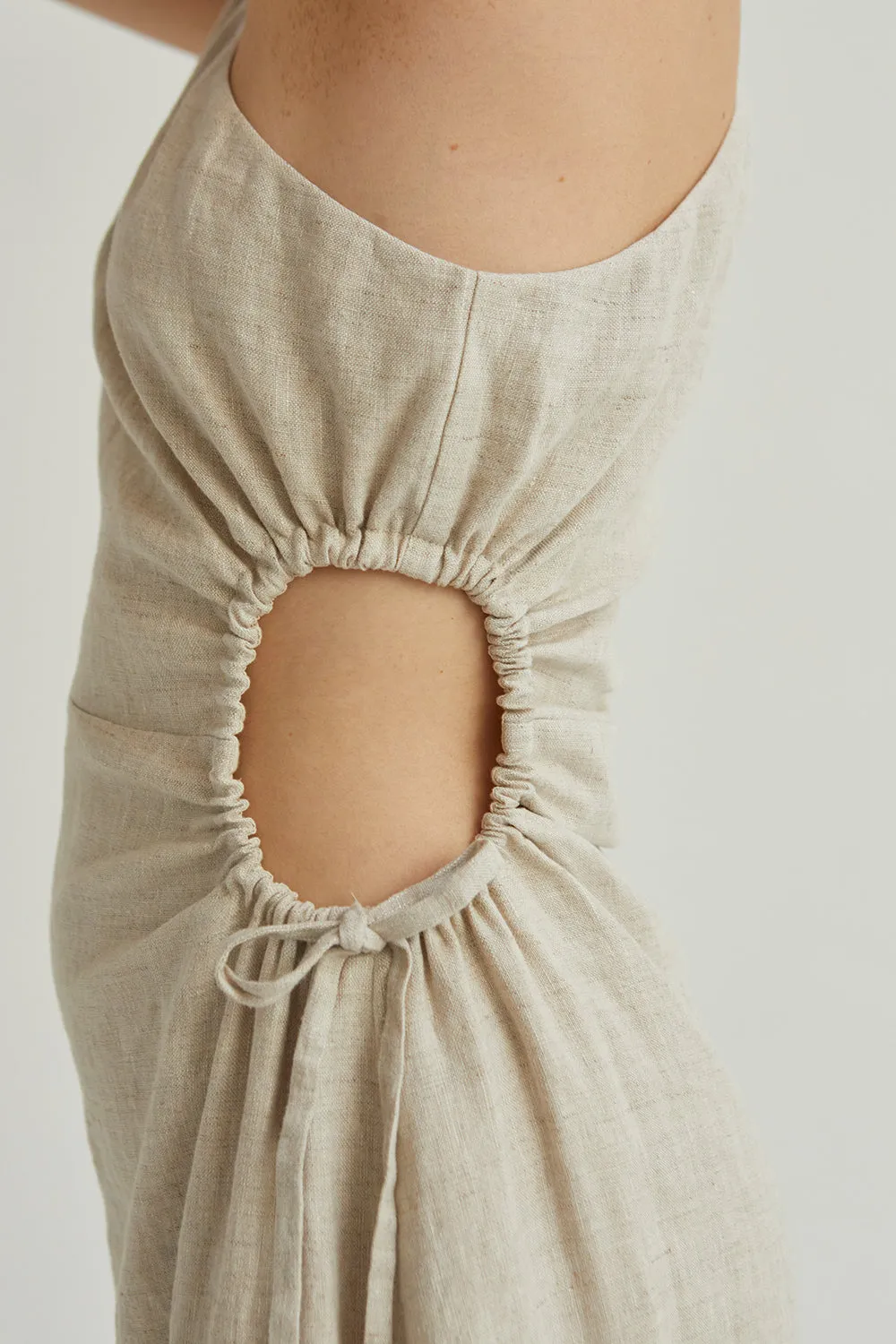 Aura One Shoulder Midi Dress sold by Crescent product image thumbnail 2