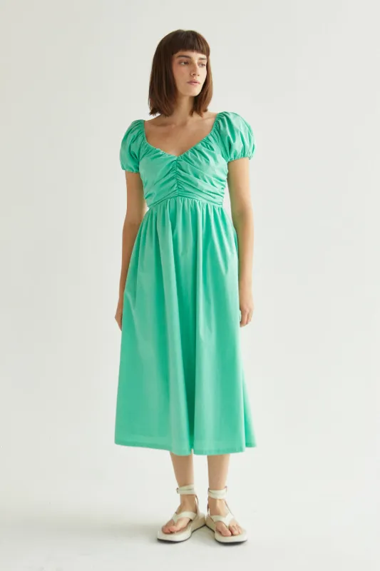 Belle Sweetheart Neckline Midi Dress sold by Crescent