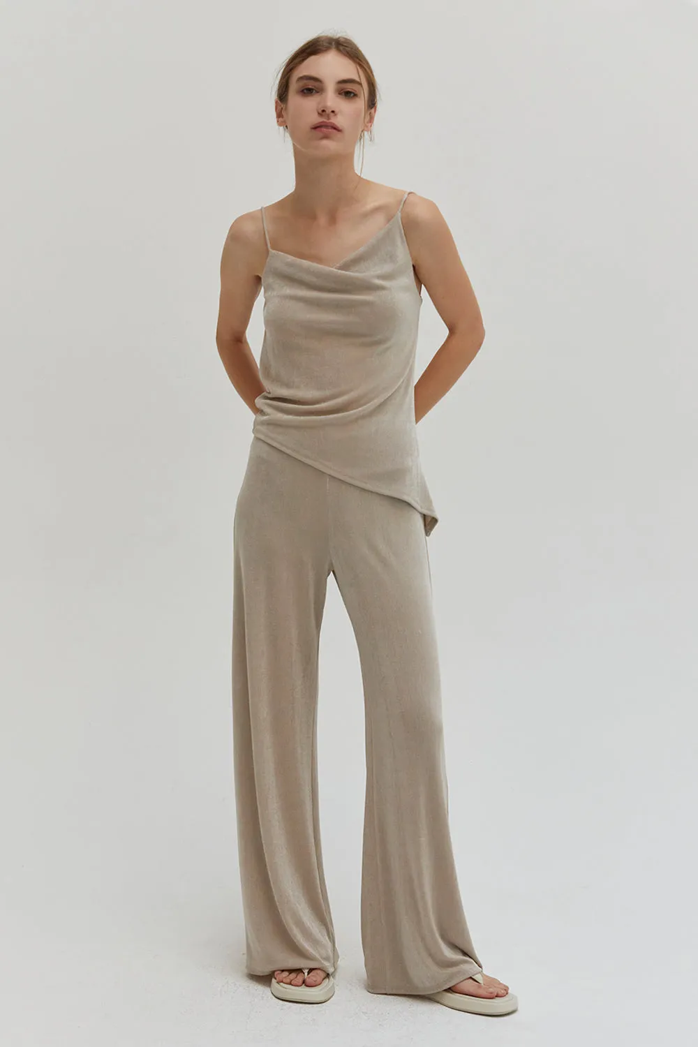 Charlotte High Waisted Easy Pants sold by Crescent product image thumbnail 4