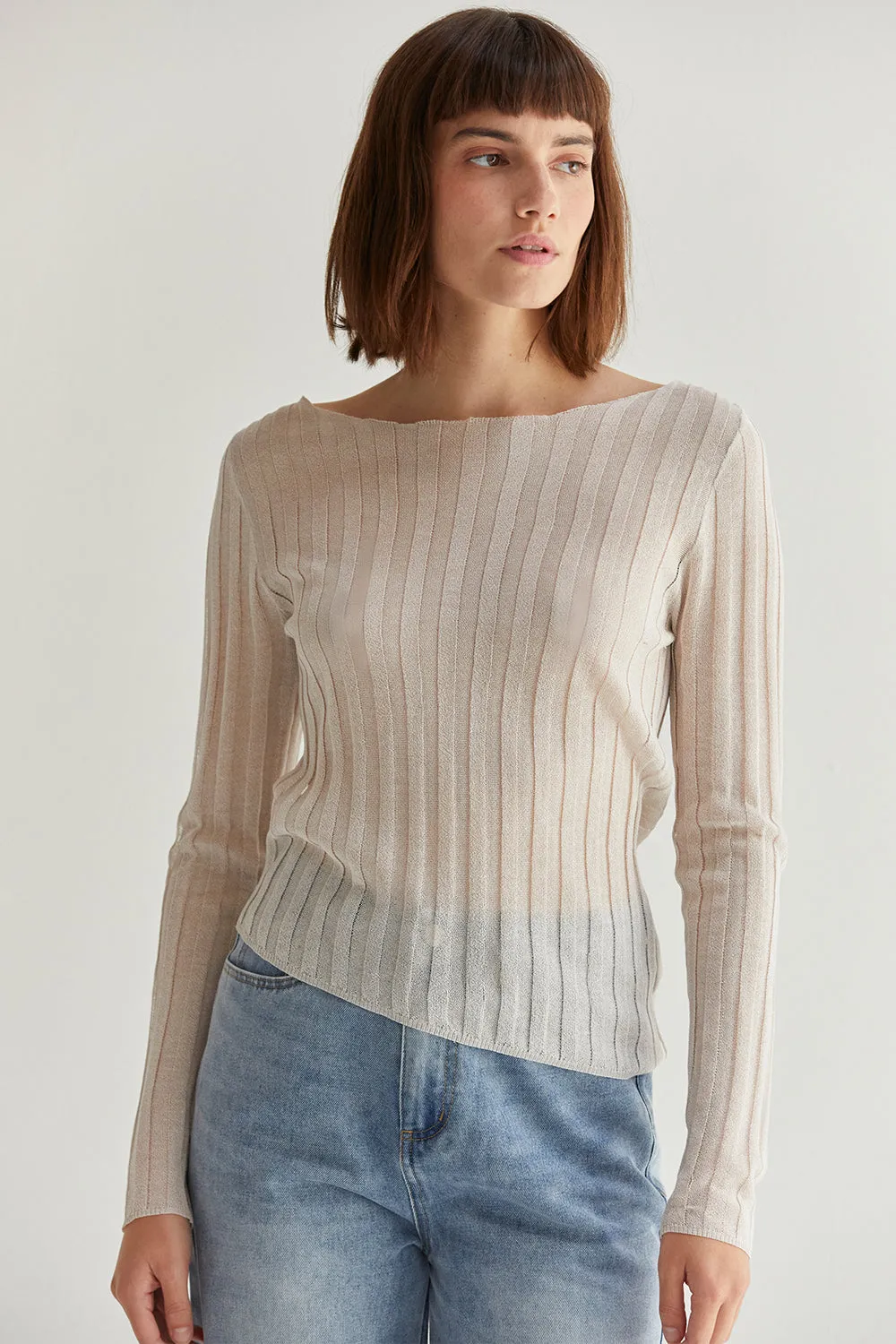 Ellis Long Sleeves Knit Top sold by Crescent product image thumbnail 3