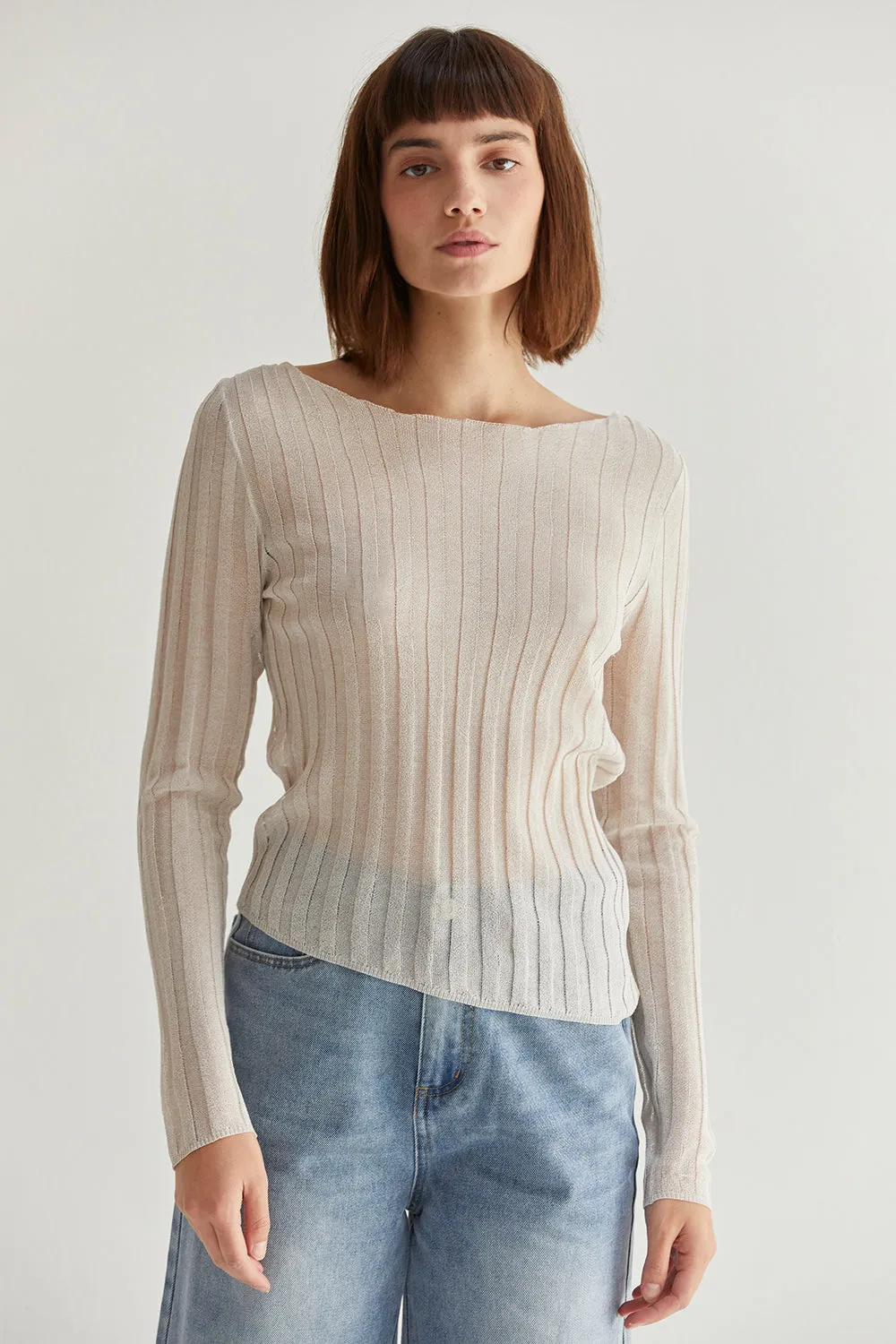 Ellis Long Sleeves Knit Top sold by Crescent product image thumbnail 4