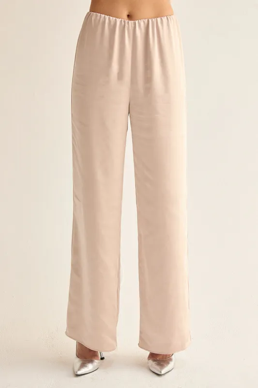 Scarlett Easy Wear Satin Pants sold by Crescent
