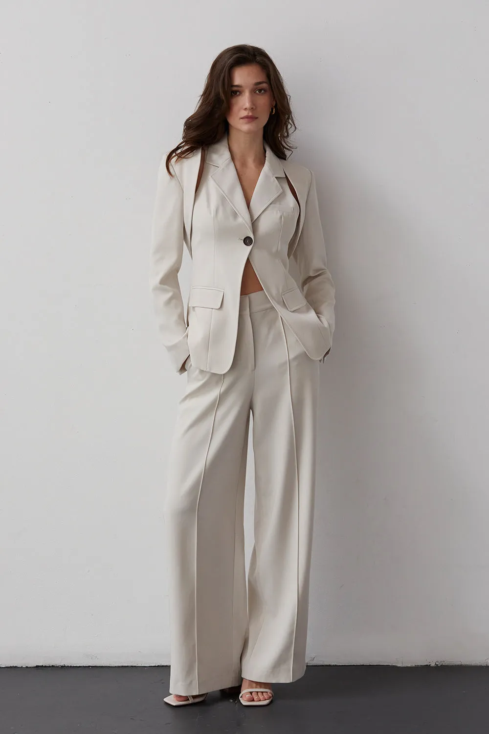 Penelope Wide Leg Trousers sold by Crescent product image thumbnail 3