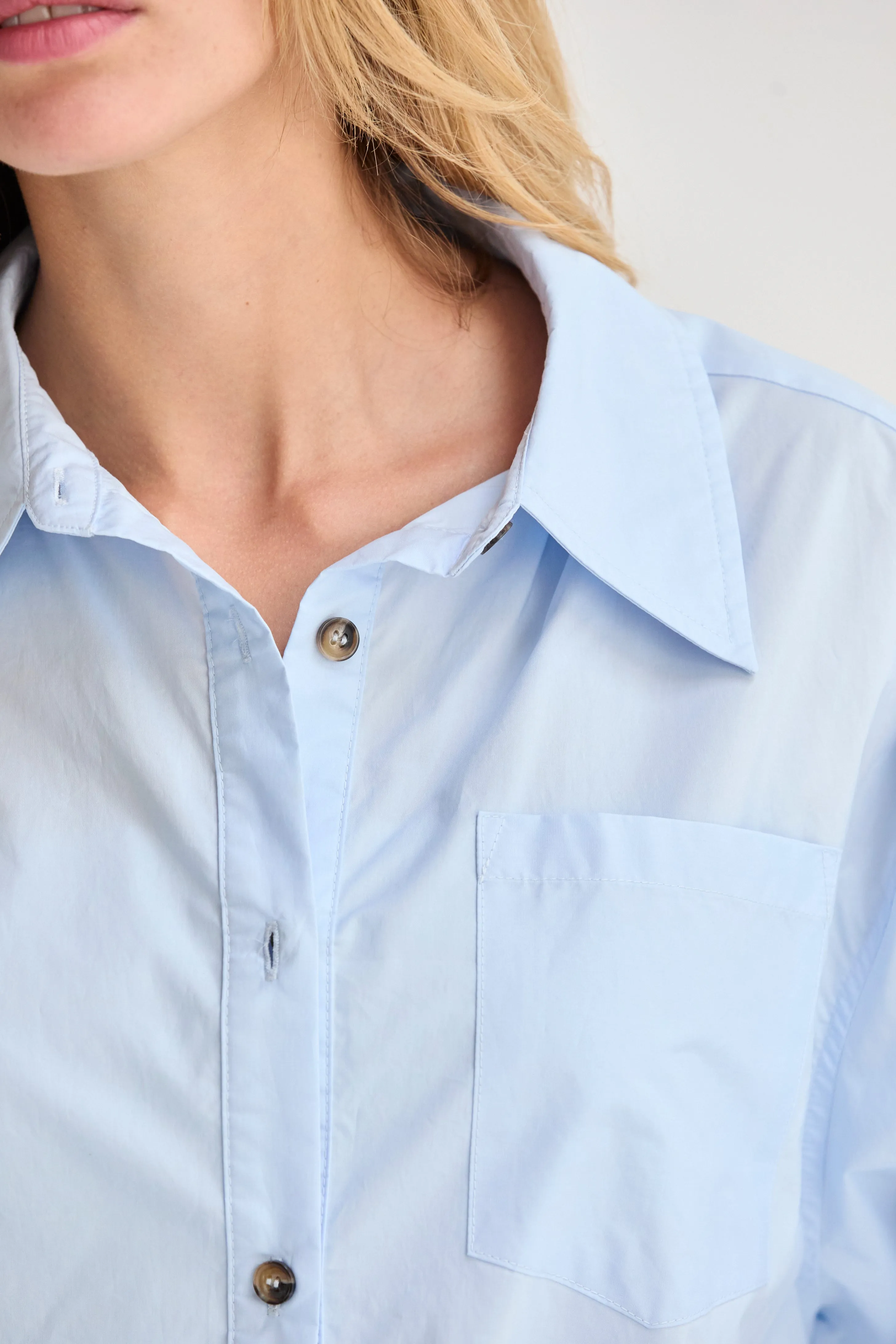 Lana Oversized Poplin Shirt Two Piece Set sold by Crescent product image thumbnail 5