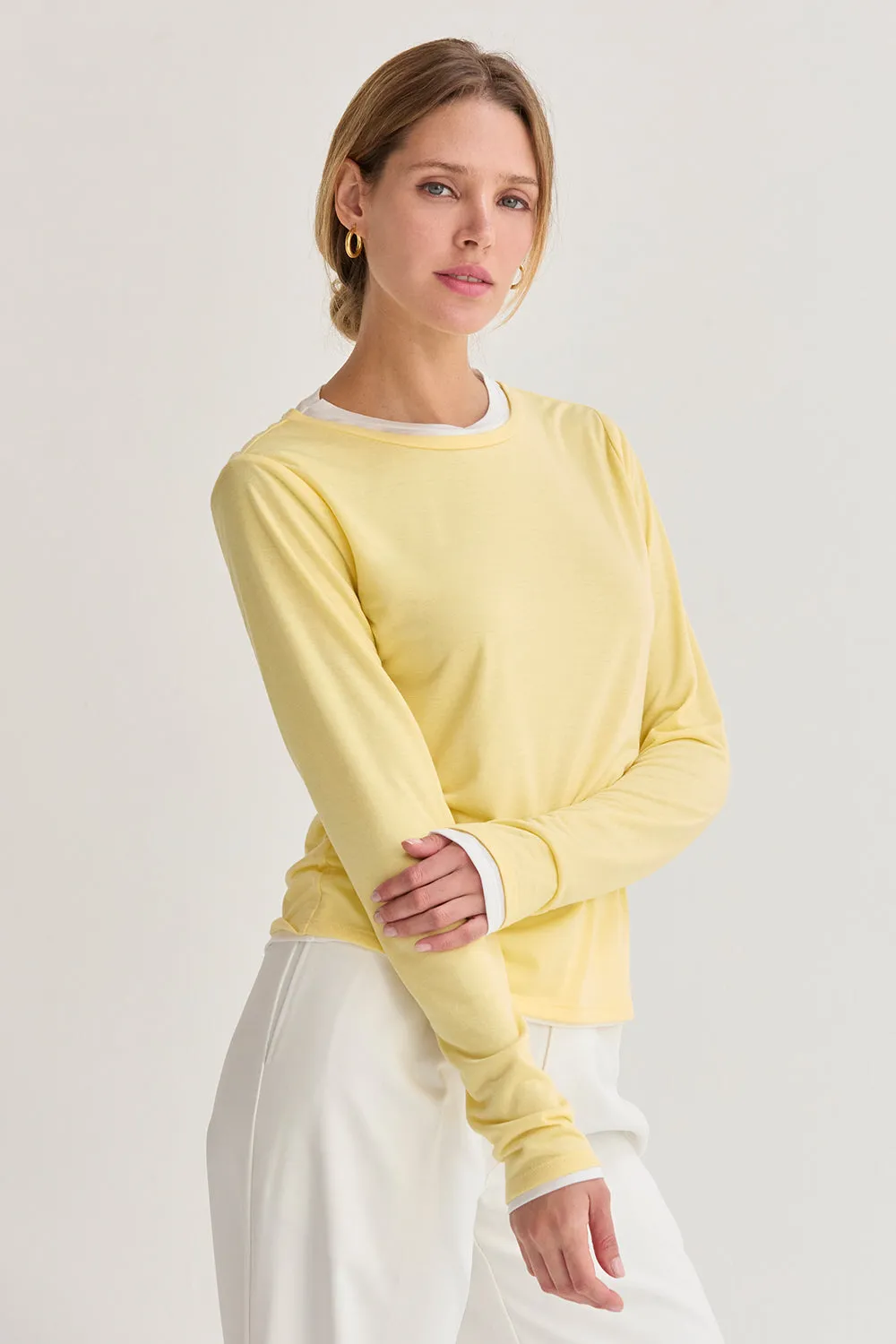 Olly Two in One Long Sleeve Knit Top sold by Crescent product image thumbnail 5