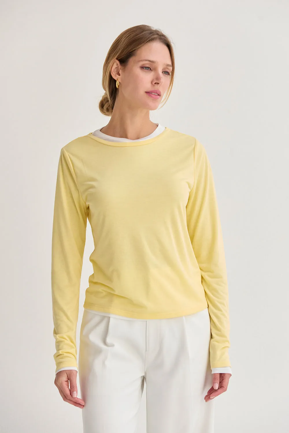 Olly Two in One Long Sleeve Knit Top sold by Crescent product image thumbnail 2