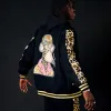 Dr. Bombay Leopard Varsity Jacket sold by Crooks & Castles