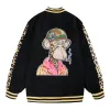 Dr. Bombay Leopard Varsity Jacket sold by Crooks & Castles