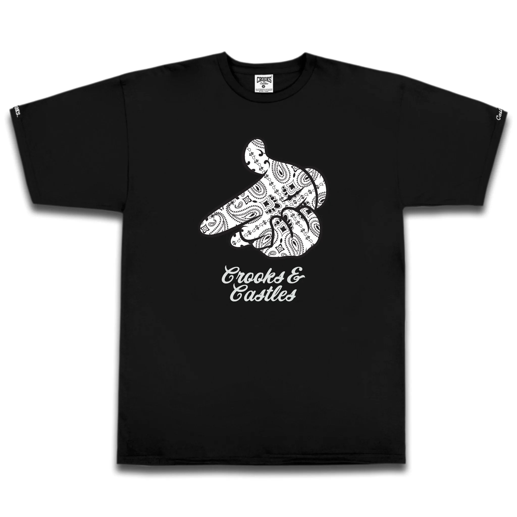 Air Gun Paisley Tee sold by Crooks & Castles