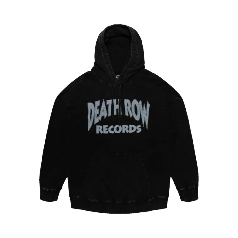 DEATH ROW RECORDS DEATH ROW LOGO REPEAT PULLOVER HOODIE