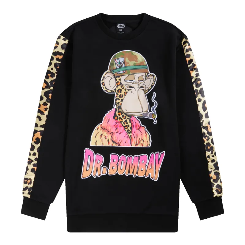 Dr. Bombay Leopard Sweatshirt sold by Crooks & Castles