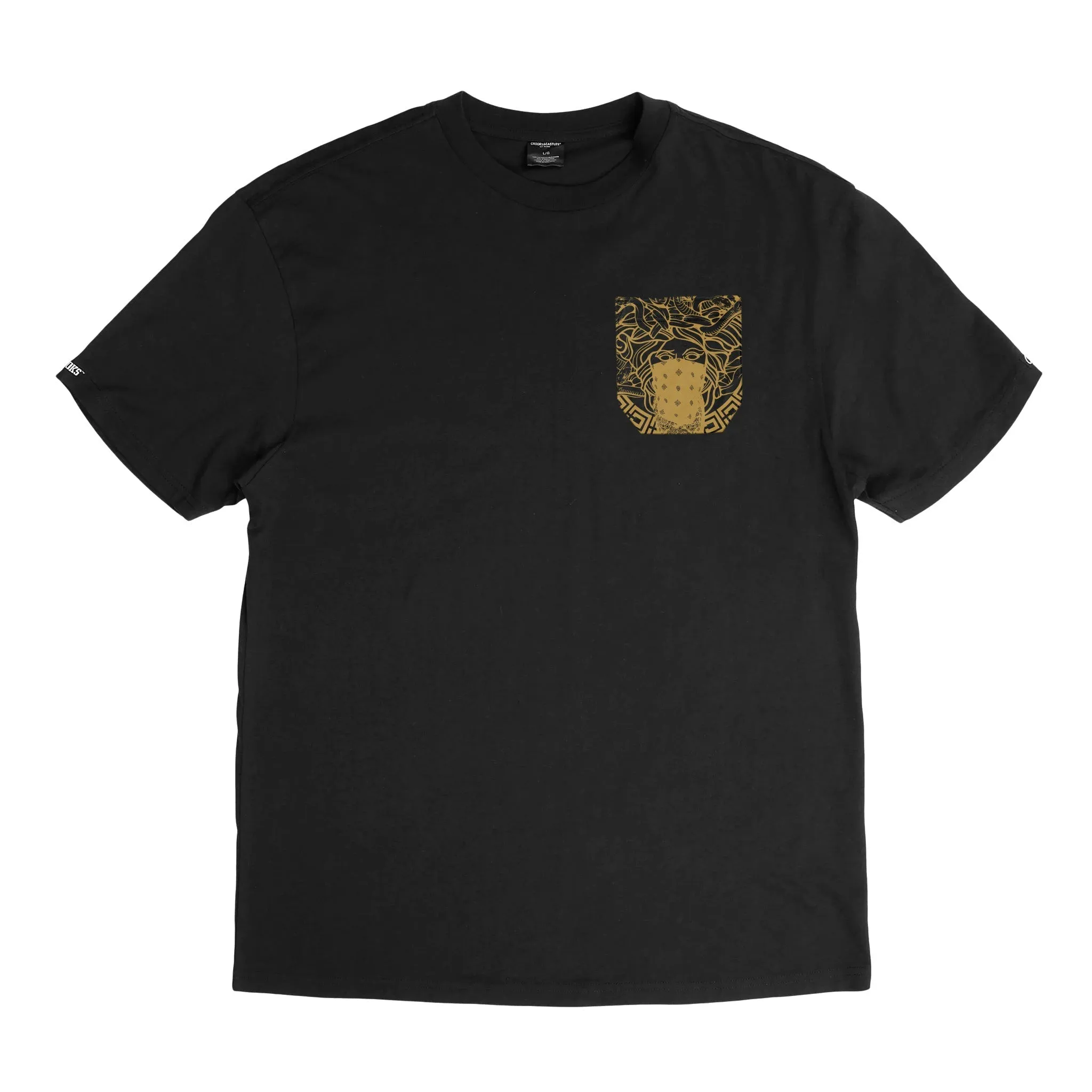 Medusa Pocket Tee sold by Crooks & Castles