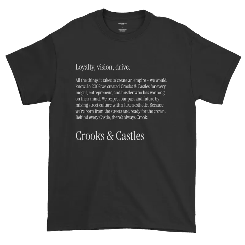 Example Demo Tee sold by Crooks & Castles