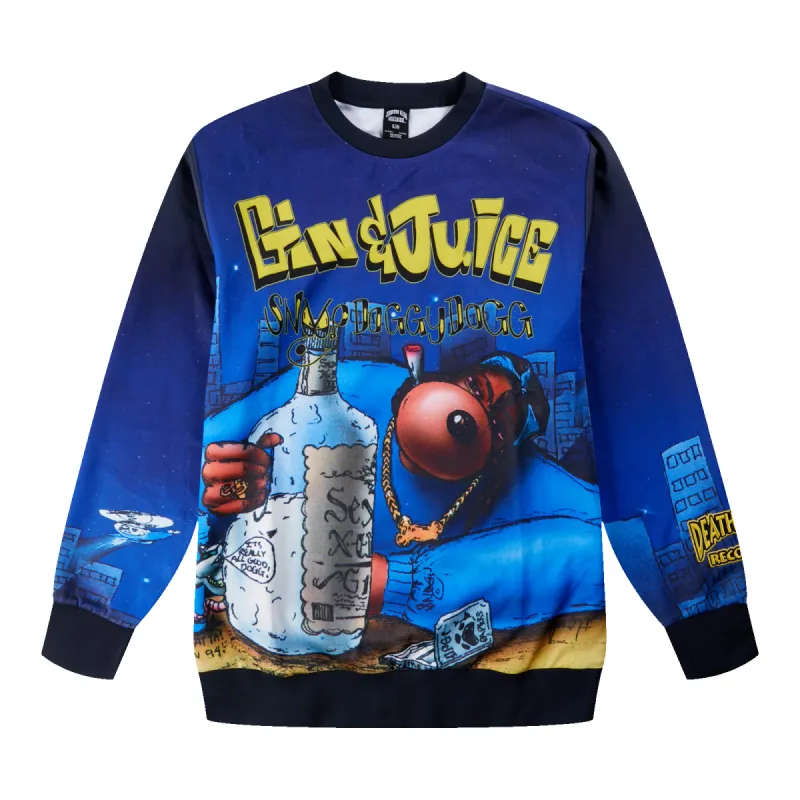 Gin & Juice Track Crewneck sold by Crooks & Castles